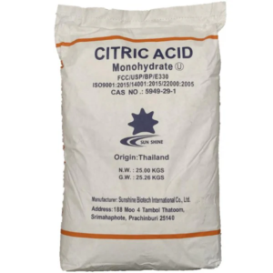 Acide citrique monohydrate